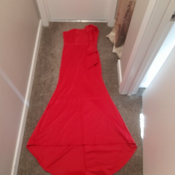 *BOGO FREE* XL Women's Sexy Bodycon Bow Applique Evening Gown Party Maxi Dress - Picture 2 of 8